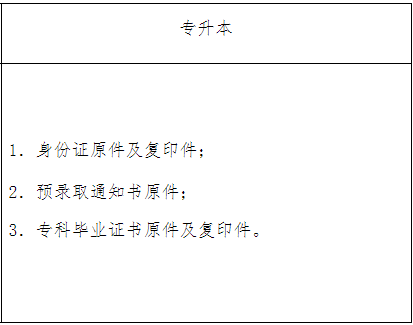 2023年上海理工大学专升本新生报到须知