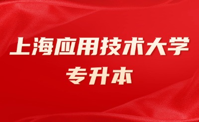 上海应用技术大学专升本专业